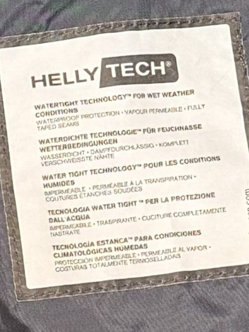 Helly Hansen Helly Tech Hooded Rain Jacket - Picture 7 of 8